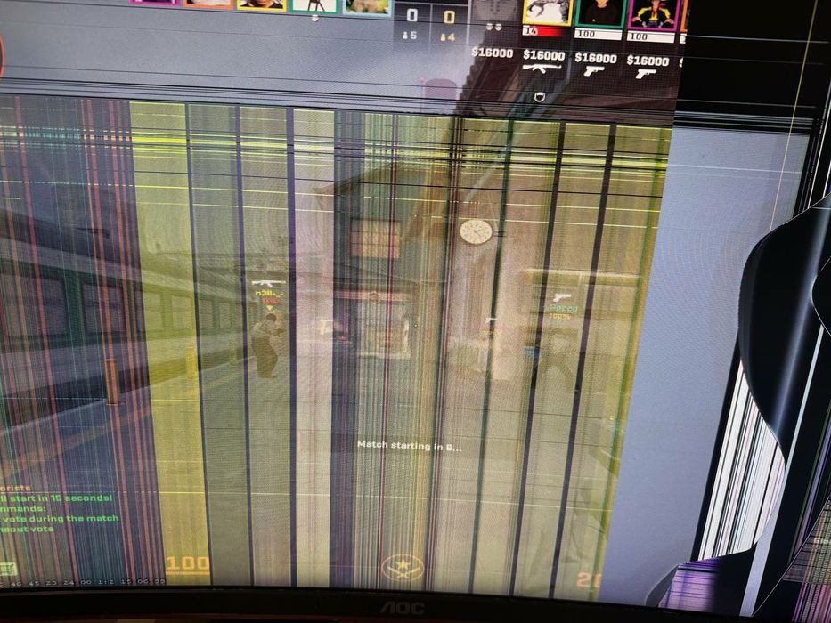 Монитор на запчасти