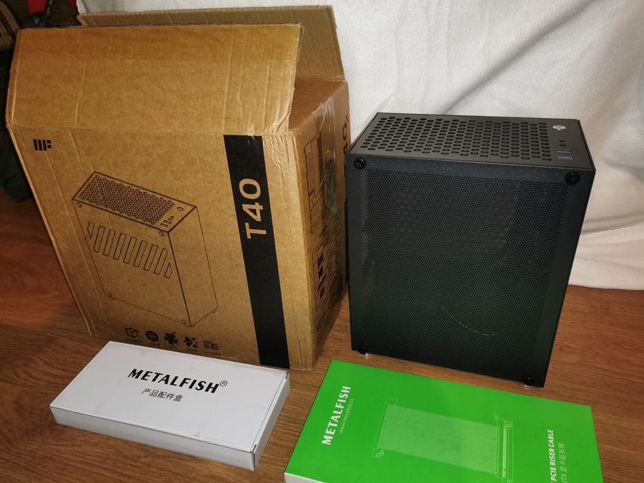 Obudowa Metalfish T40 + riser PCIE 4.0 nowa