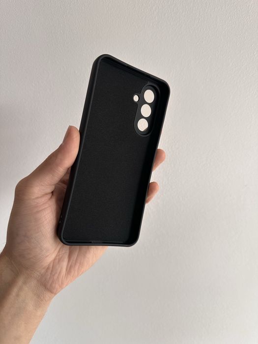 Etui Silicon czarne + SZKŁO hartowane do SAMSUNG GALAXY A56 4G / 5G