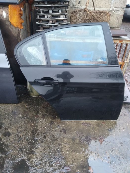 Drzwi prawe tył BMW E90 czarne szare