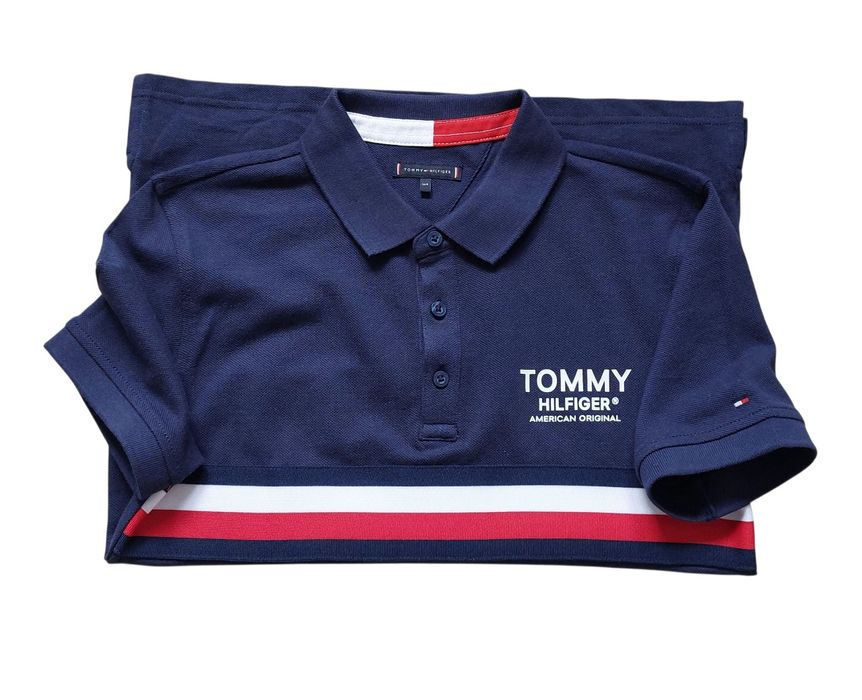Tommy Hilfiger nowa koszulka polo męska r. 164/XS