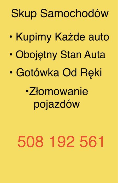 • Skup Aut • Skup Samochodów • Złomowanie Pojazdów •