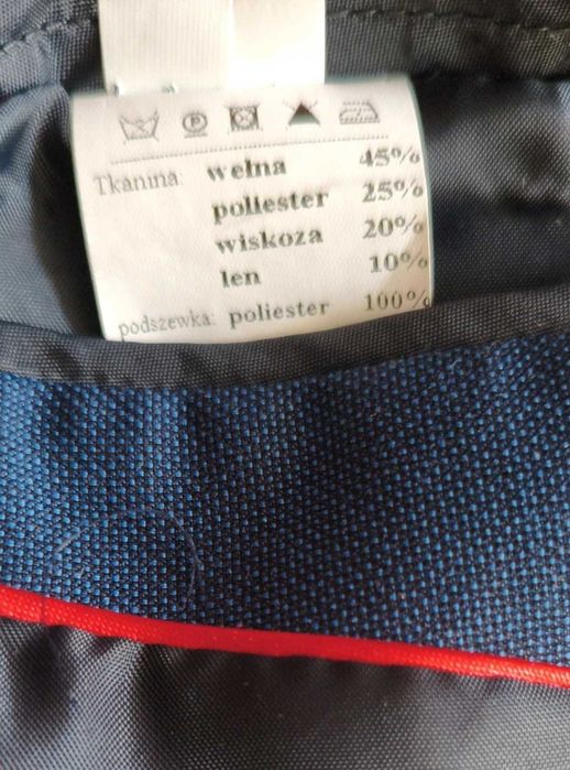 Garnitur młodzieżowy / chłopięcy Slim Granatowy - bierzmowanie, bal, egzamin