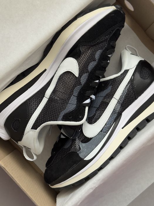 Кросівки чоловічі Nike Vaporwaffle Sacai Black 36-45. Без передоплати.