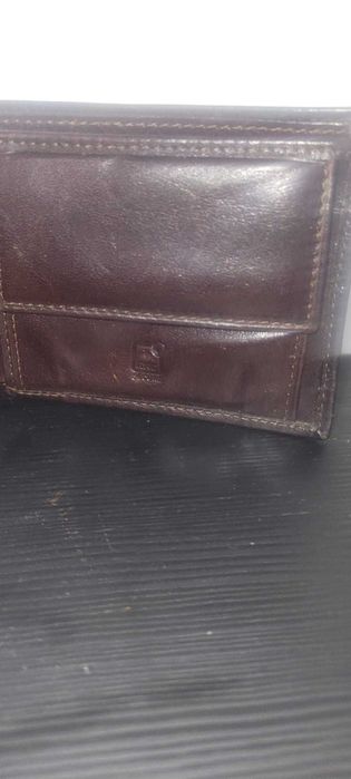 Carteira de Homem Cavalinho em Pele Genuína - Castanha