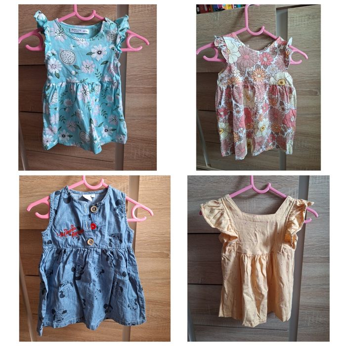 Letnie ubranka dla dziewczynki r.74