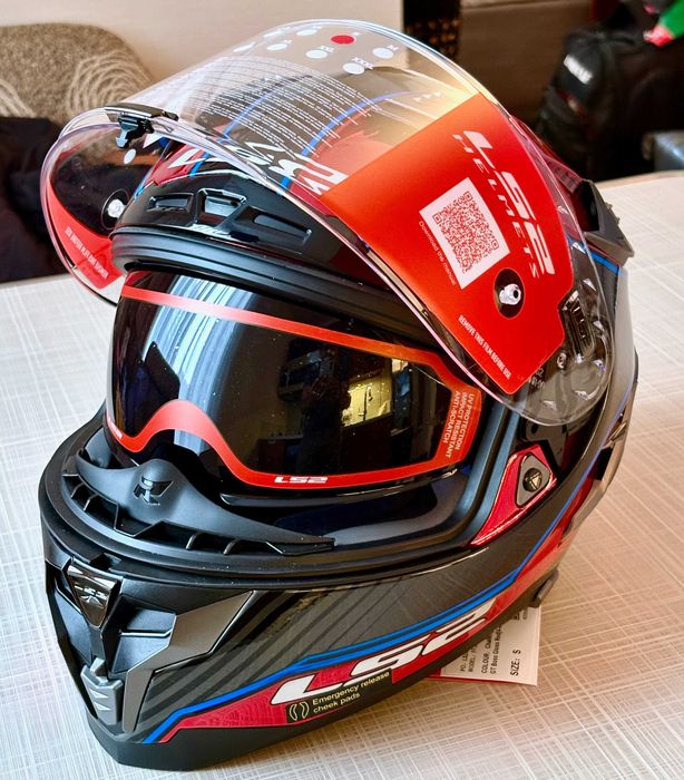 Capacete NOVO LS2 Challenger Carbon/Kevlar (40% DESCONTO) Tam S