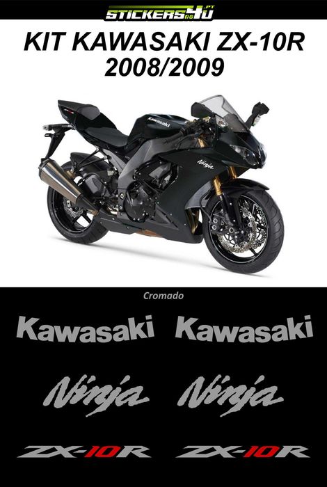 KIt Autocolantes Kawasaki vários modelos