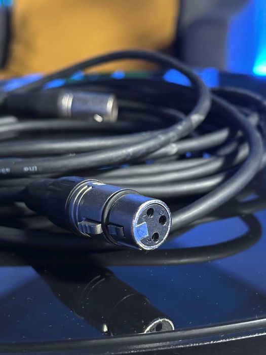 Cabo XLR 5 Metros 3 Unidades