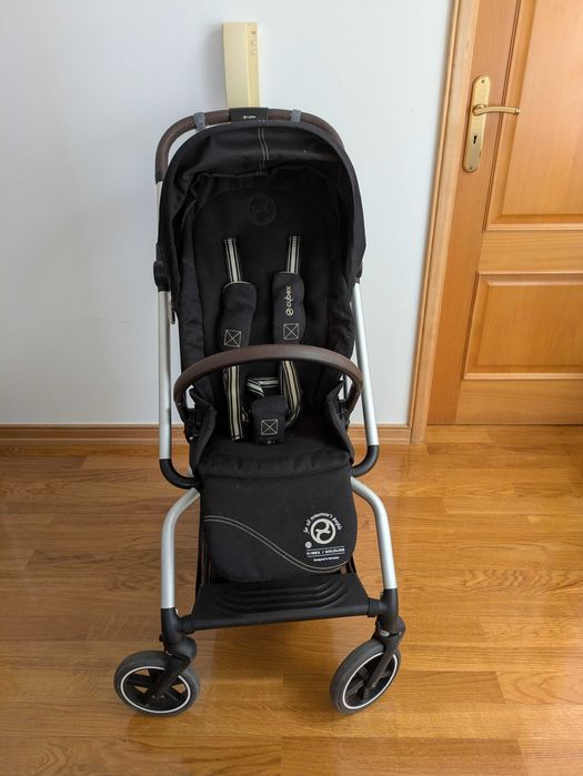 Carrinho bebe Cybex Eezy S Twist 2+ SLV Moon Black