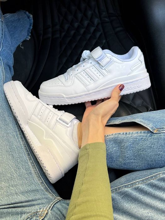Кросівки Кроссовки Adidas Forum Low White Белый Білий Кросовки Демісезон