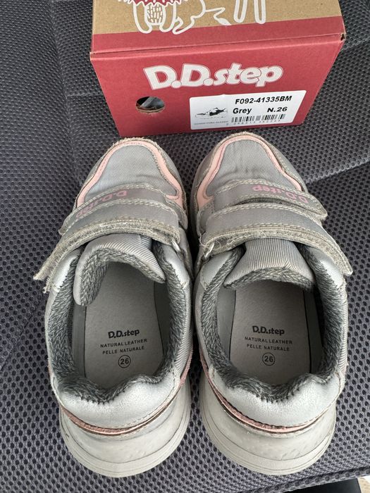 Всесезонні водостійкі кросівки D.D.Step Aqua-Tex 25-26 Срібно-сірі