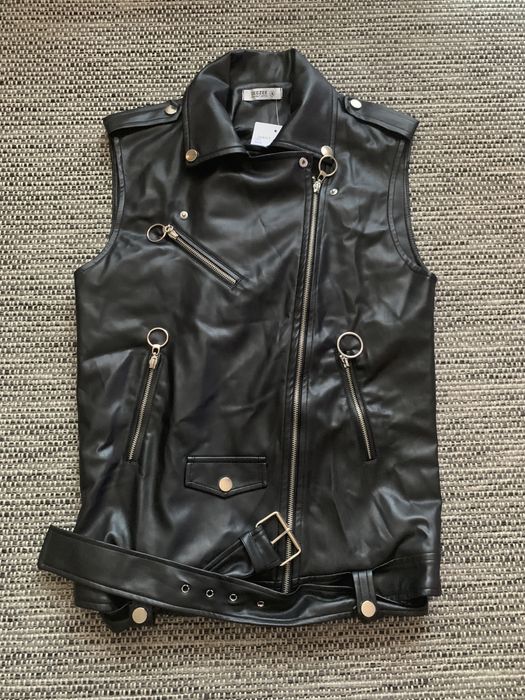 Bezrękawnik skóra ekologiczna