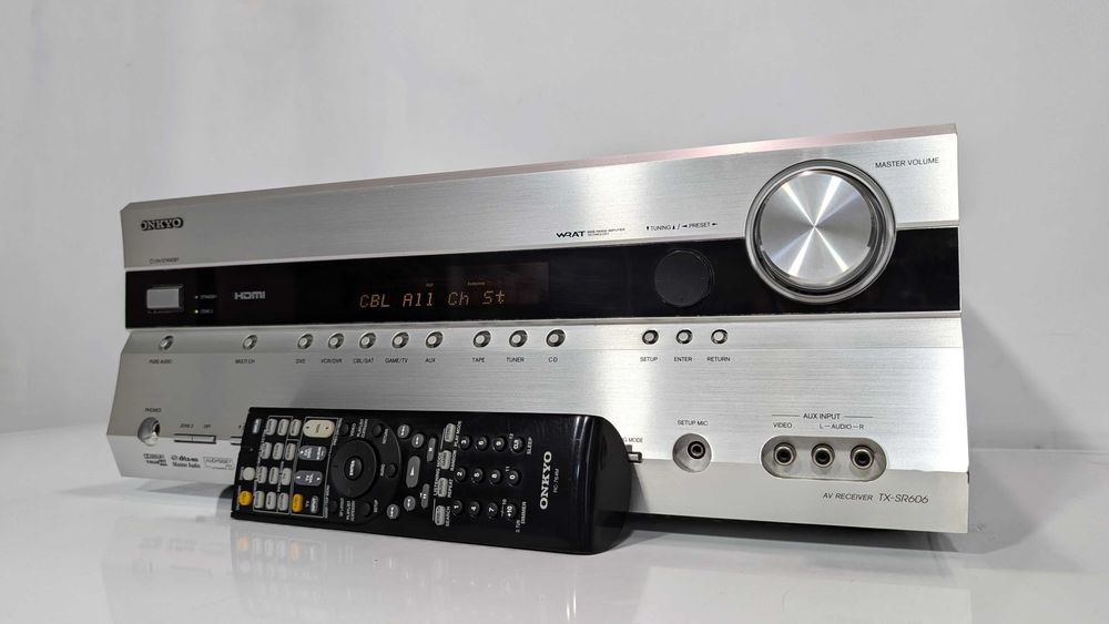 7.1 Ресивер Onkyo TX-SR 606, має 140 Вт/канал/ HDMI/ЦАП/HD Audio/Dolby