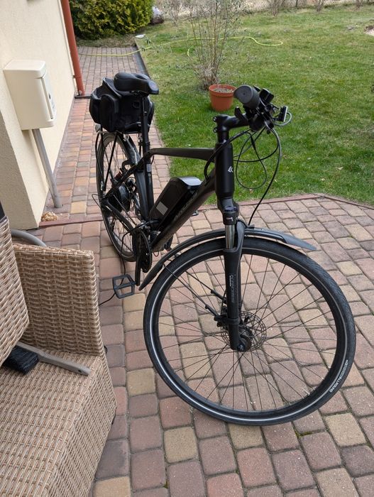 Rower elektryczny kross evado hybrid 1.0 roz. M (19) z osprzętem