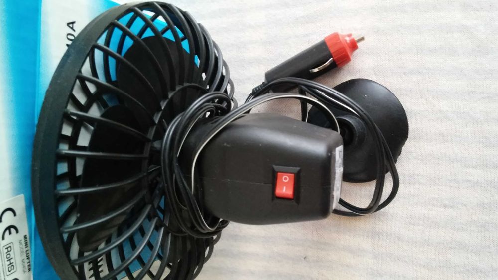 NOWY wentylator wiatrak do auta 12V Wysyłka