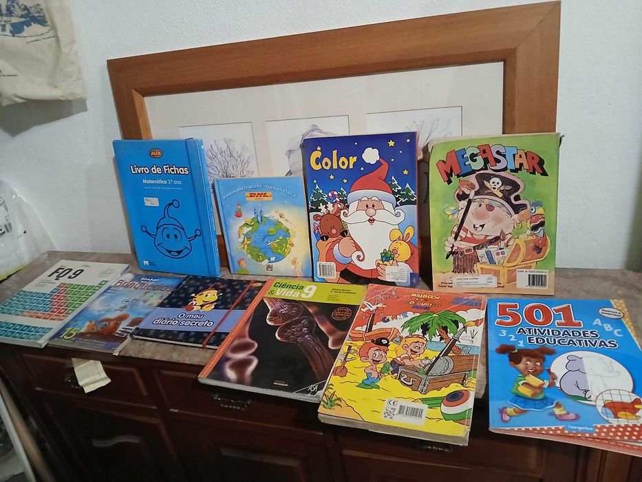 LIVROS vários, estudo, infantis