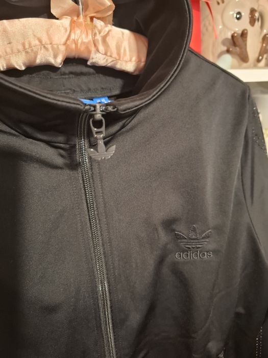 Nowy komplet dresowy damski czarny  L Adidas
