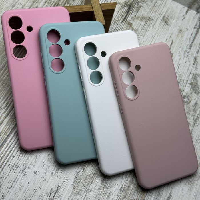 Чехол софттач Silicone Case на Samsung S25 FE Микрофибра. Чохол ‼️