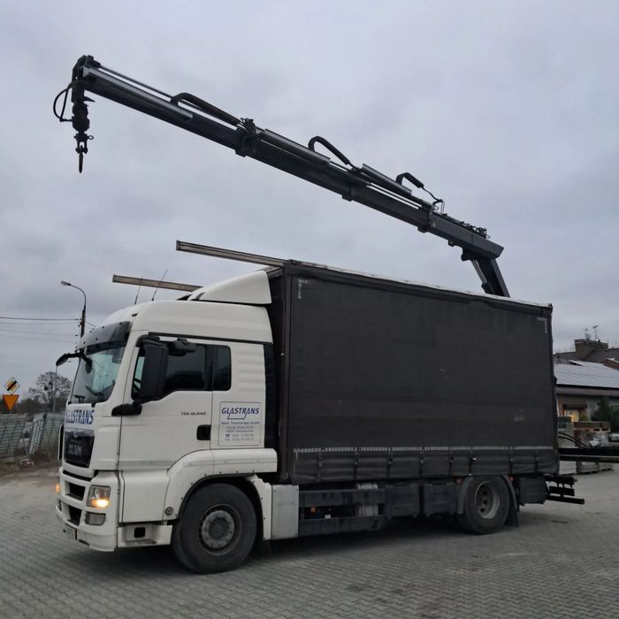 MAN TGS 18 440 pod HDS wywrotka laweta pomoc drogowa zabudowę  mercedes mp 1 daf xf nauka jazdy  tgx 2 palfinger hiab sk nauka jazdy