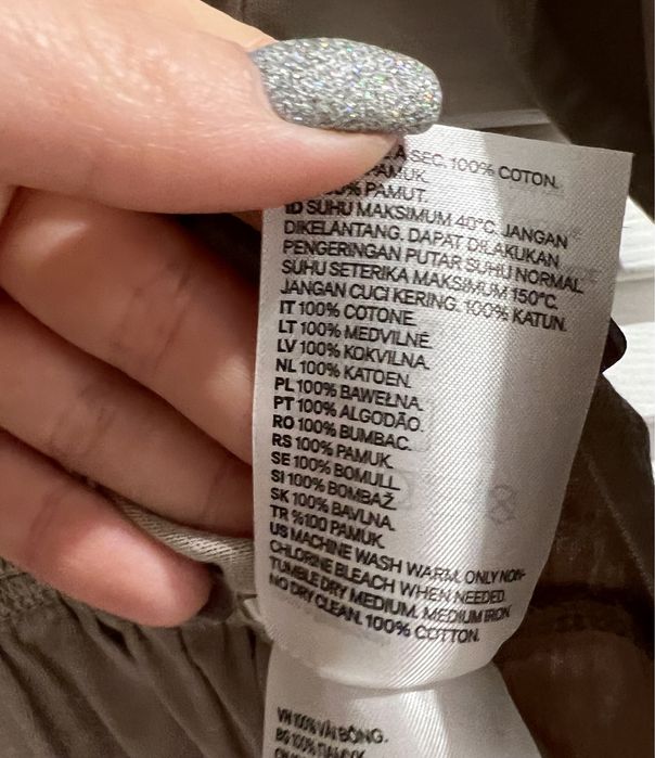 Bluzka z długim rękawem H&M baskinka r.68