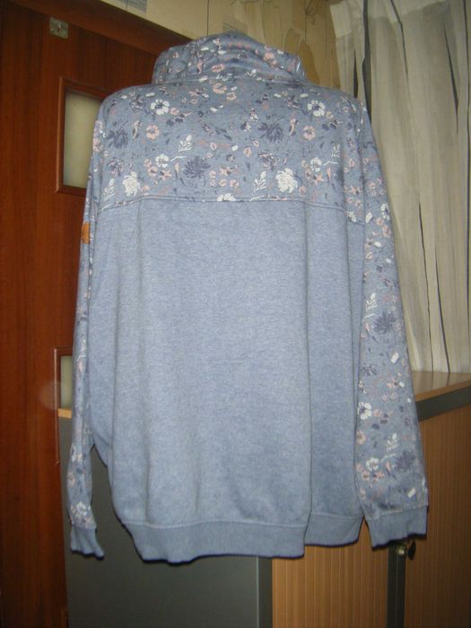 Комфортная толстовка с высоким воротом, размер ХХL