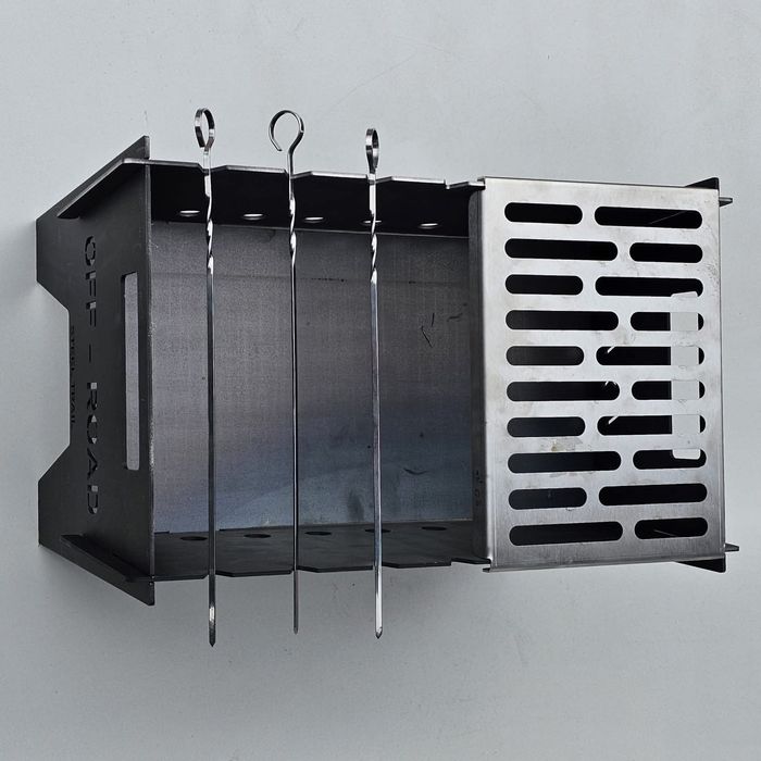 Grill Mangal składany - palenisko - stal 3 mm - na 7 szampurów