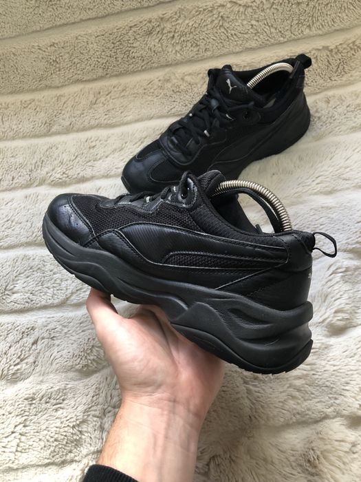 PUMA CILIA (38) 24см женские кроссовки кожаные