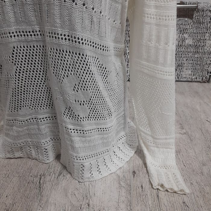 Kremowy sweterek vintage M