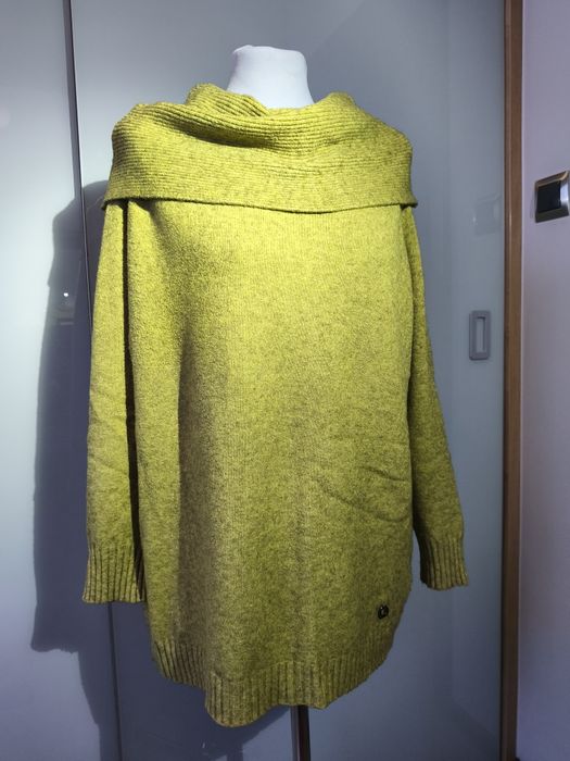 Sweter golf damski limonkowy M/38/10 N.Every Day