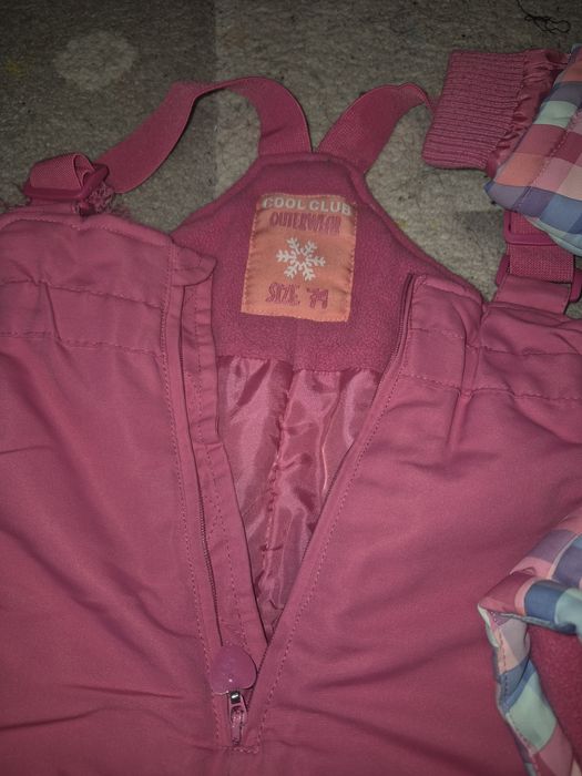 Kombinezon zimowy dziewczęcy r.74