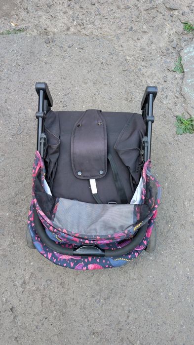 Прогулянкова коляска Ninos Mini 2 (Pink Dino) / Легка дитяча коляска