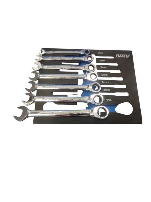 Klucze płasko-oczkowe z Grzechotką Niteo