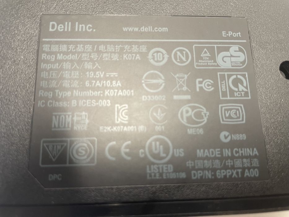 Base para PCs portateis DELL - PR03X e K07A