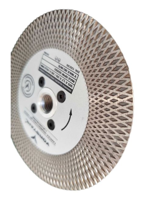 Tarcza diamentowa do cięcia ukosowania glazury 125mm JAKOŚĆ Vorstahl