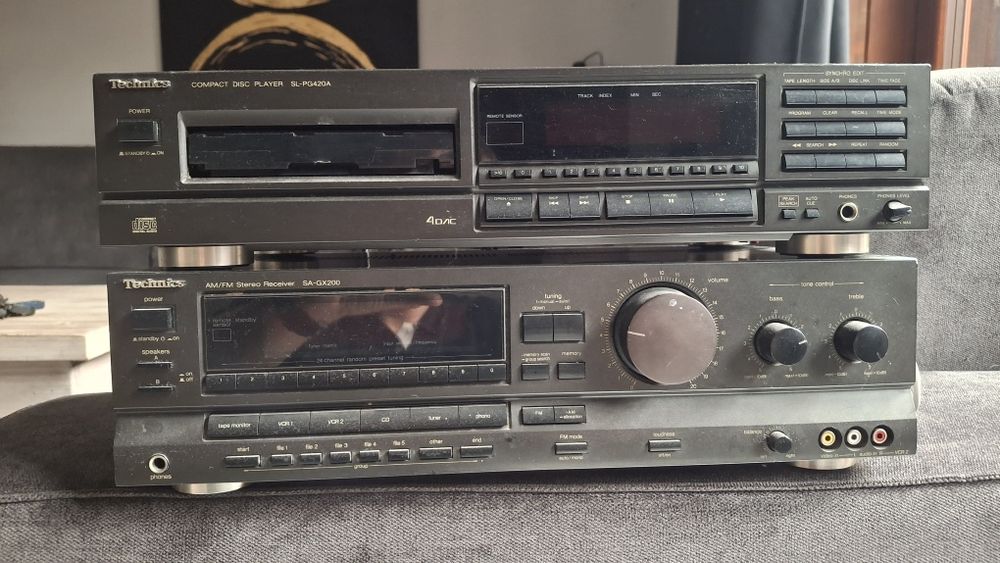 Odtwarzacz CD i wzmacniacz Technics