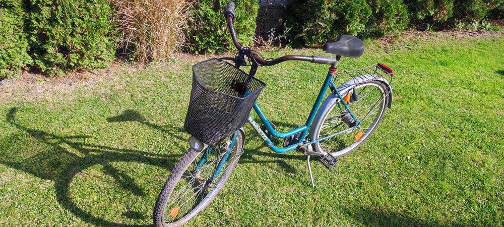 Rower damka, wiejski, sprawny.