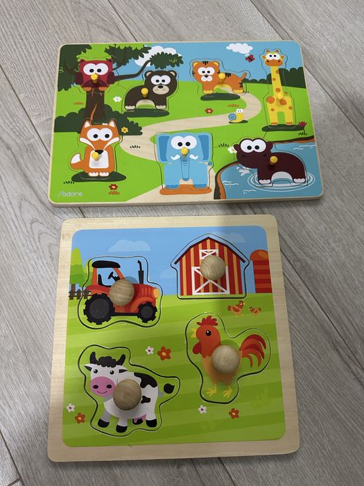 Деревʼяні планшетки з тваринками