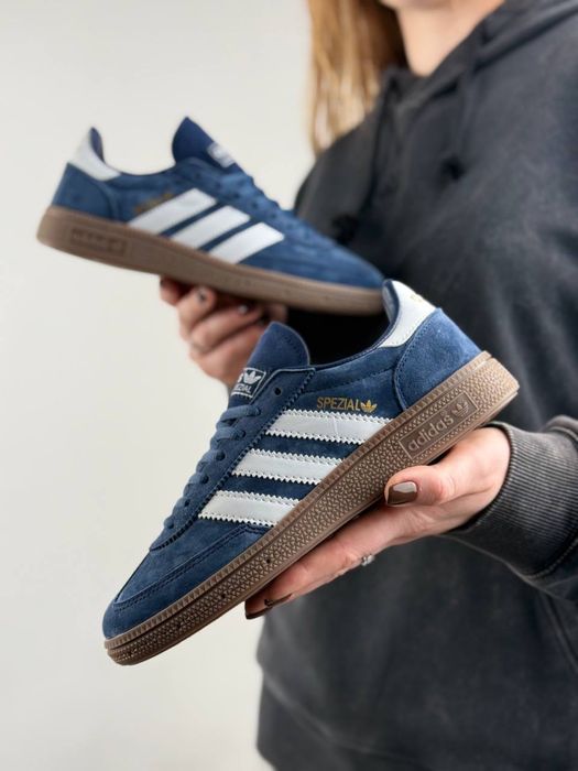 Жіночі кросівки адідас Adidas Handball Spezial Navy White [36-41]