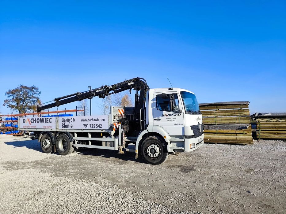 Mercedes-Benz Atego 2528  Mercedes Benz Atego 2528 dźwig HDS