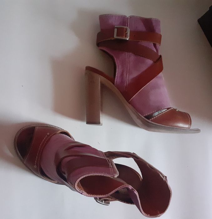 Летние стильные ботильоны. Manas Lea Foscati. Италия. Босоножки