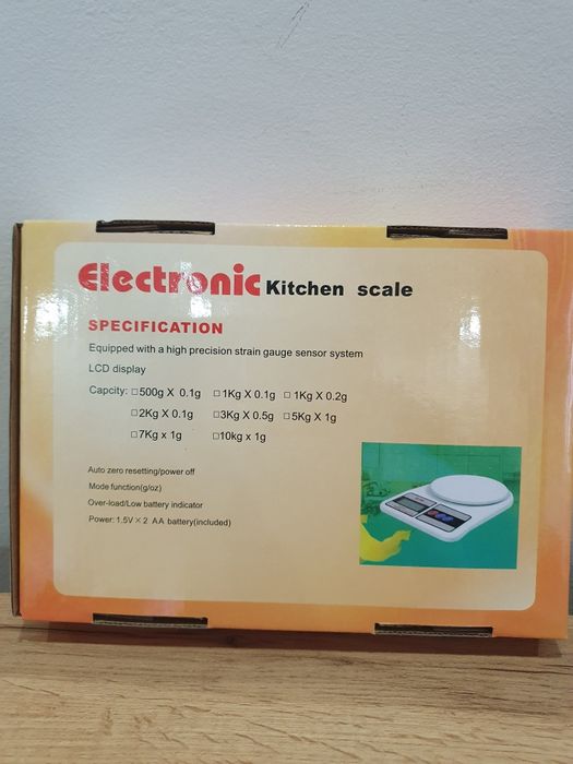 Waga Kuchenna Elektroniczna 10kg-1g LCD