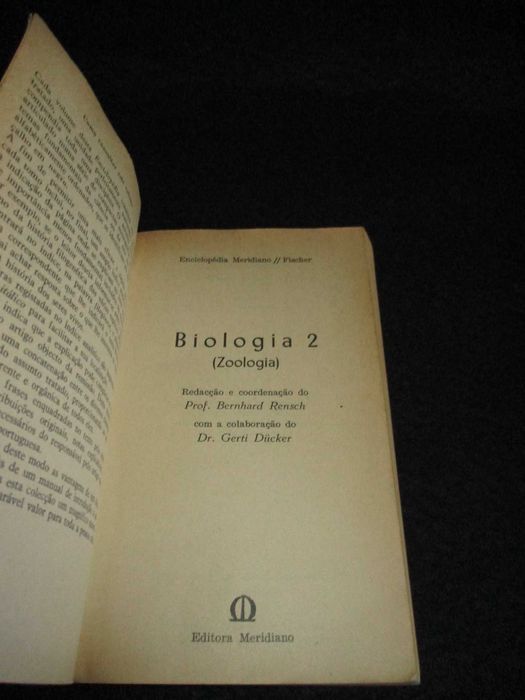Livro Biologia 2 Zoologia Bernhard Rensch