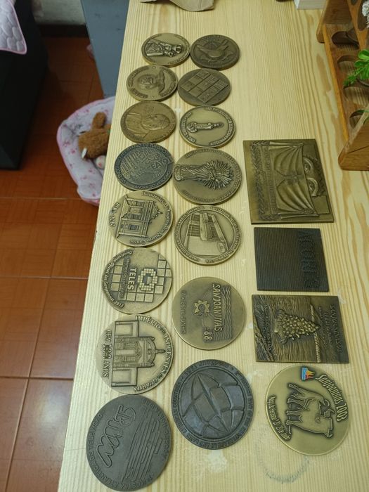 Conjunto medalhas bronze