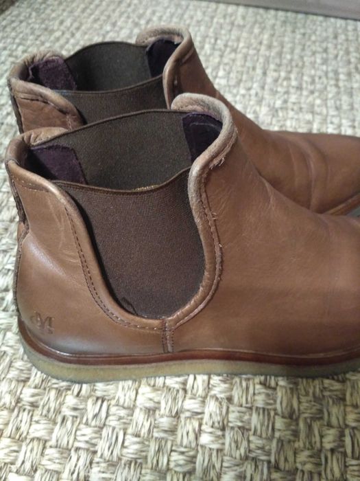 Ботинки челси демисезонные  коричневые Marco Polo размер 39.