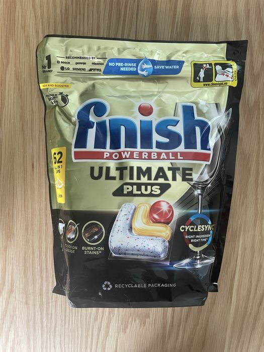 Kapsułki do zmywarki Finish ultimate plus 62 sztuki