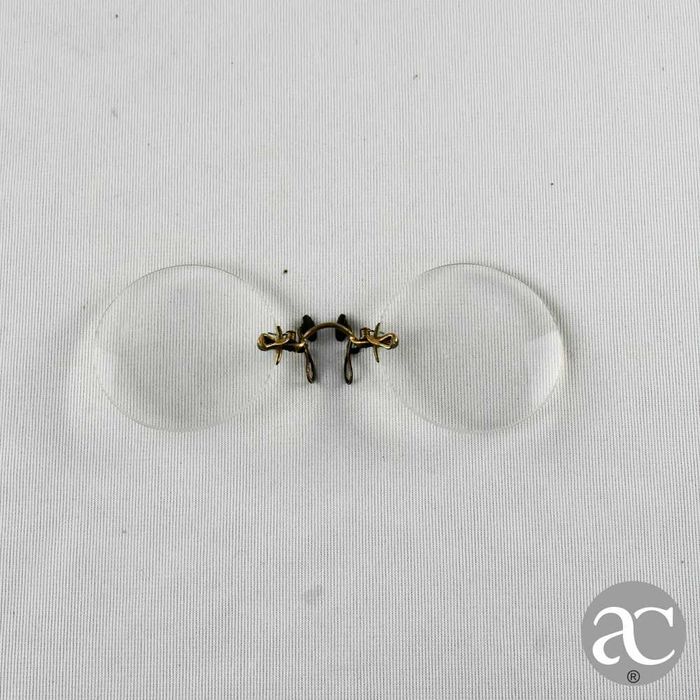 Lunetas pince-nez Wellsworth com estojo em metal, circa 1920, nº 14