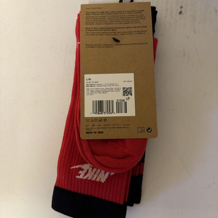 Носки унисекс Nike Everyday Essential Crew Black