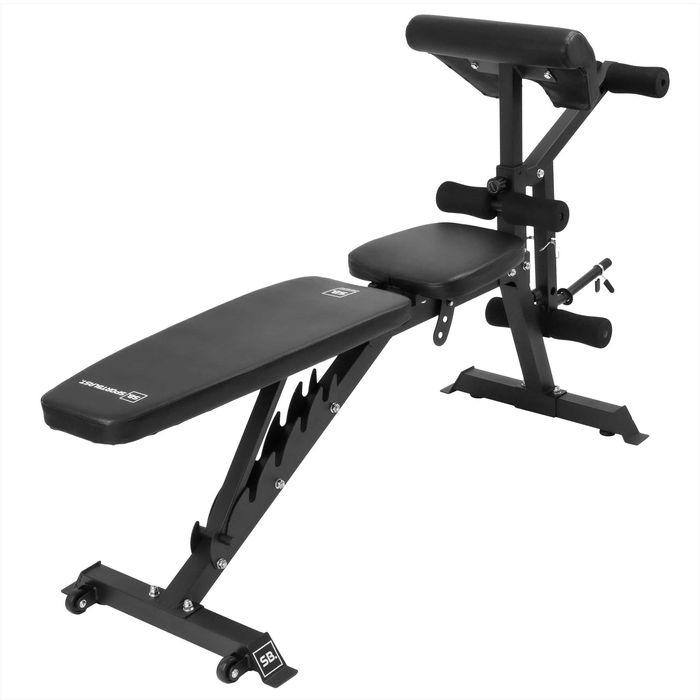 Ławka treningowa regulowana płaska skos góra modlitewnik SB-RO GD