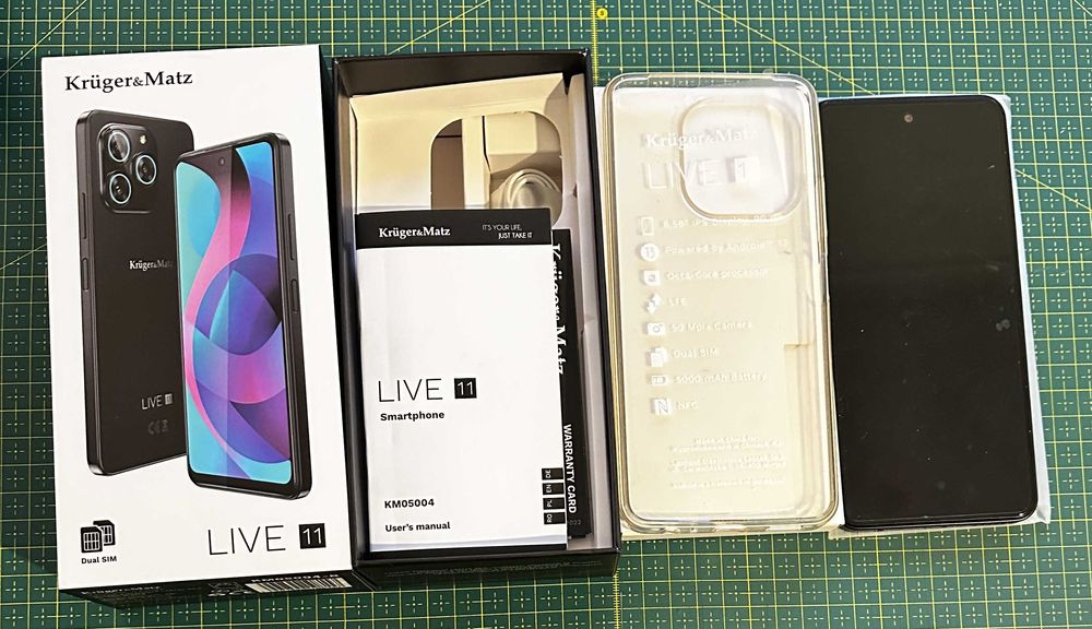 Smartfon Kruger&Matz LIVE 11 6,56" 6/128GB, Android 13